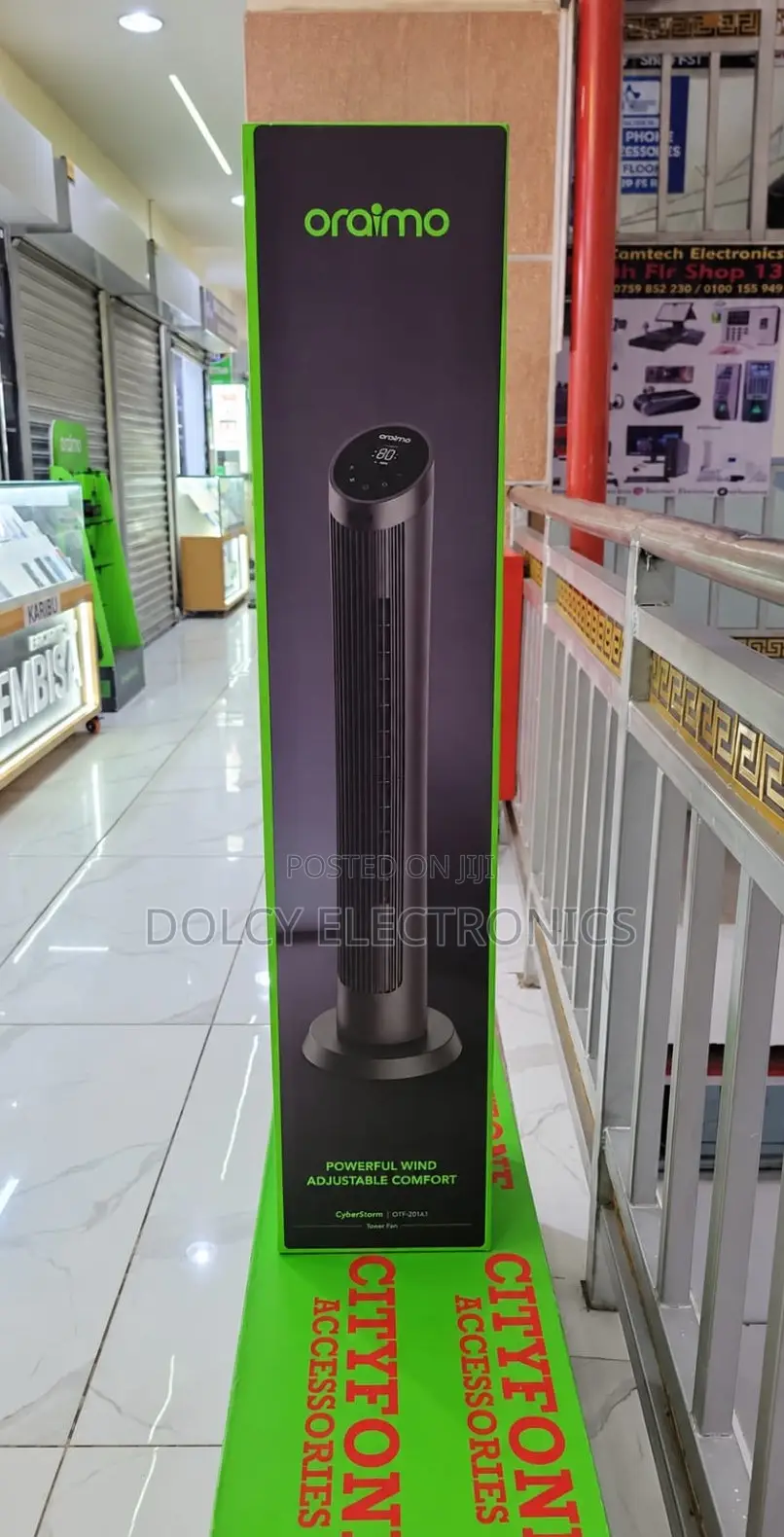 Oraimo CyberStorm OTF-201A 40Inch 50W Tower Fan