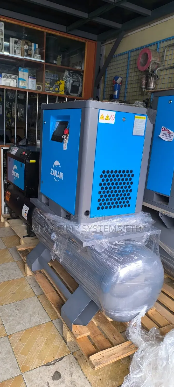 Single Phase Screw Air Compressor 7.5HP