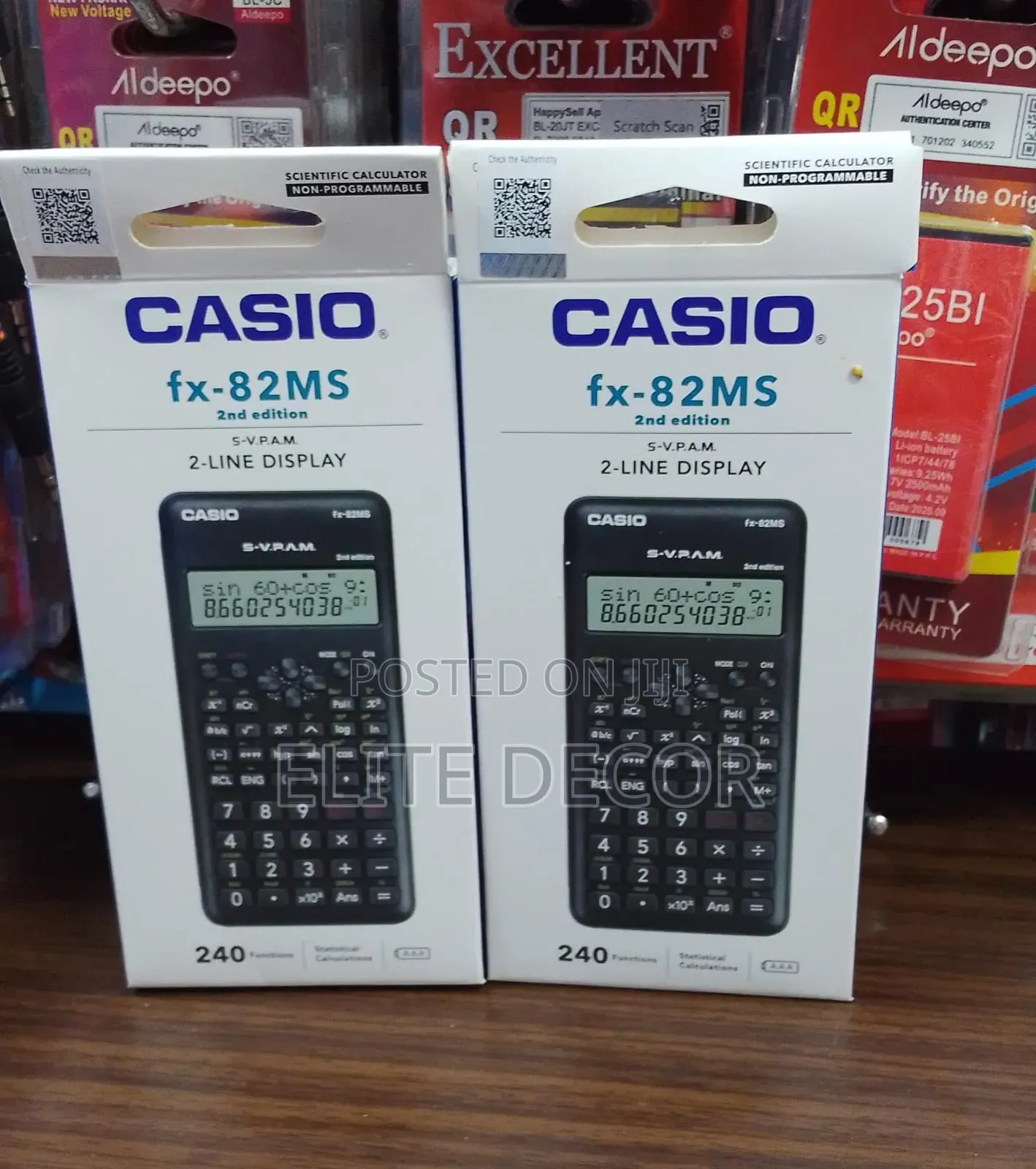 CASIO FX-82MS 2nd Edition Scientific Calculator