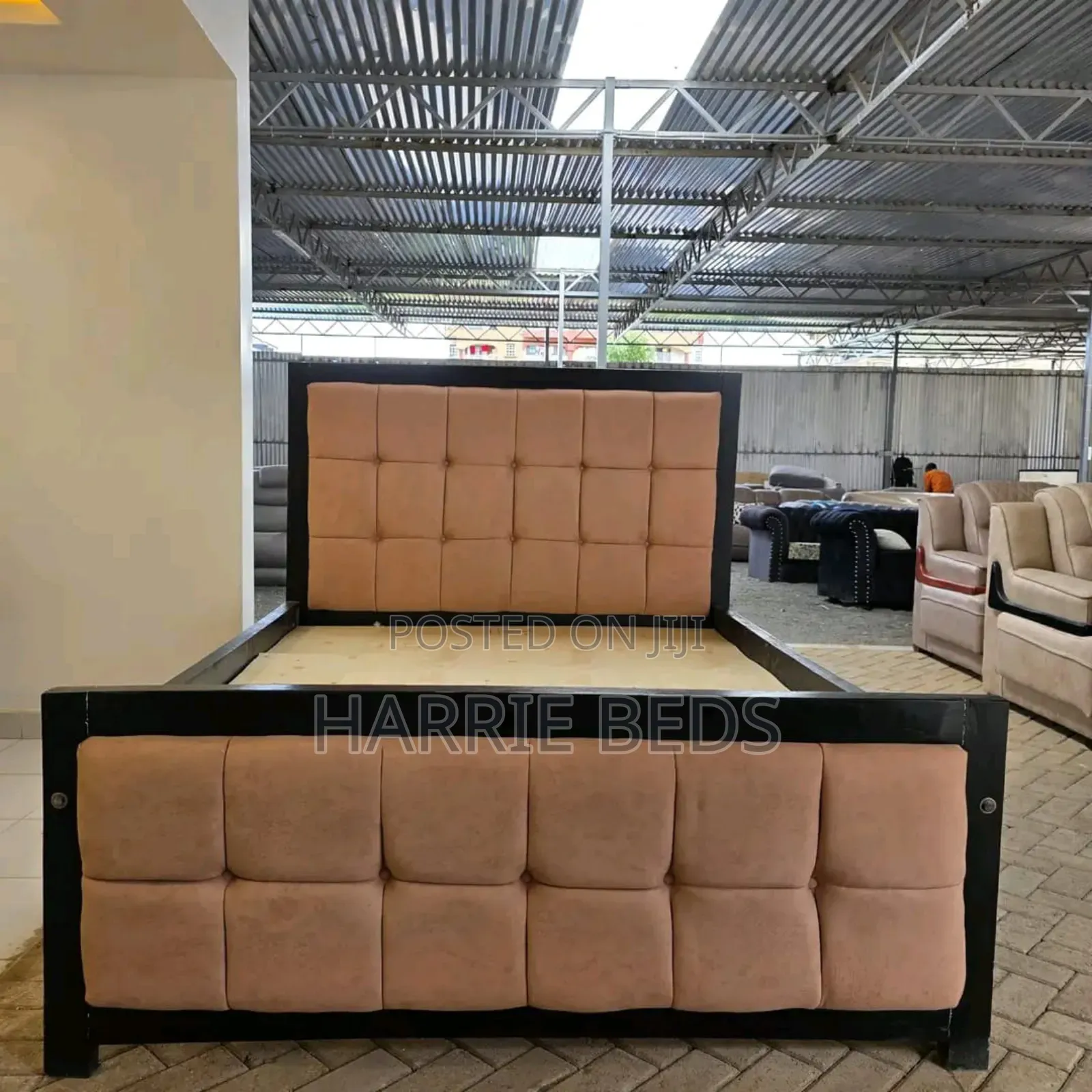 Brown Black Mocket Bed 5 By6