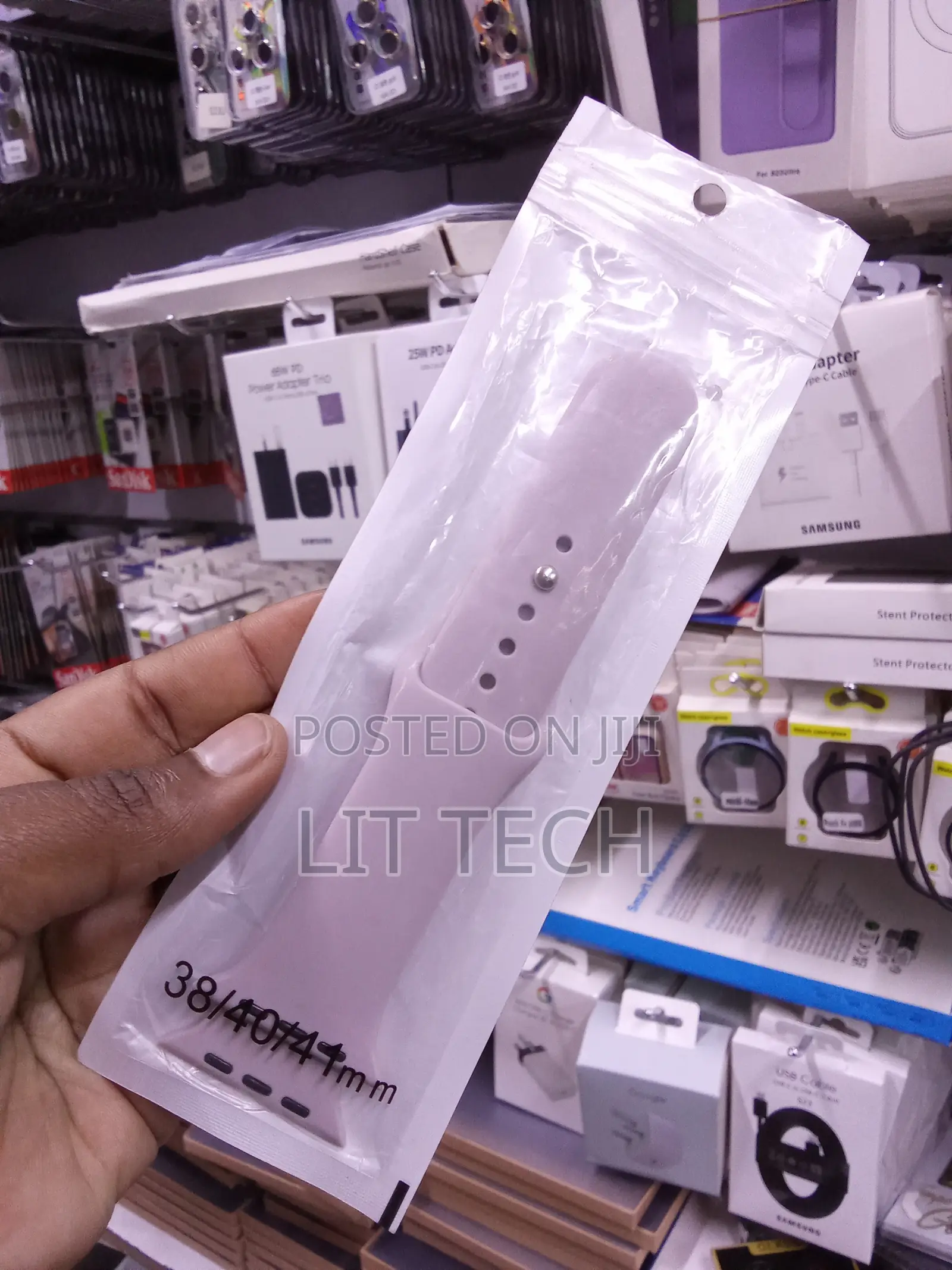 Apple Watch Silicone Sport Strap - Light Lilac / Lavender Grey - 38/40