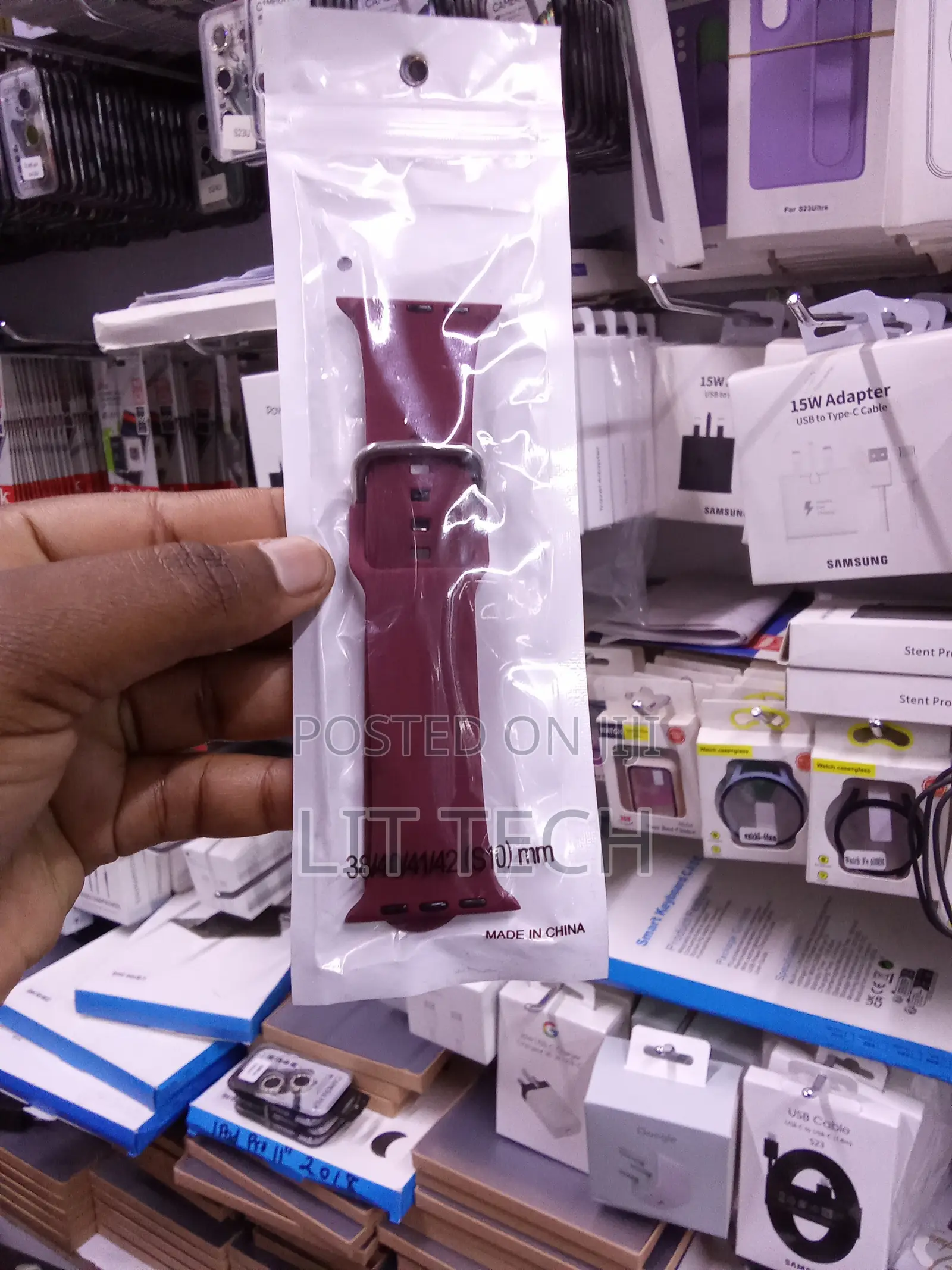 Apple Watch Silicone Sport Strap - Burgundy / Maroon - 38/40/41/42mm