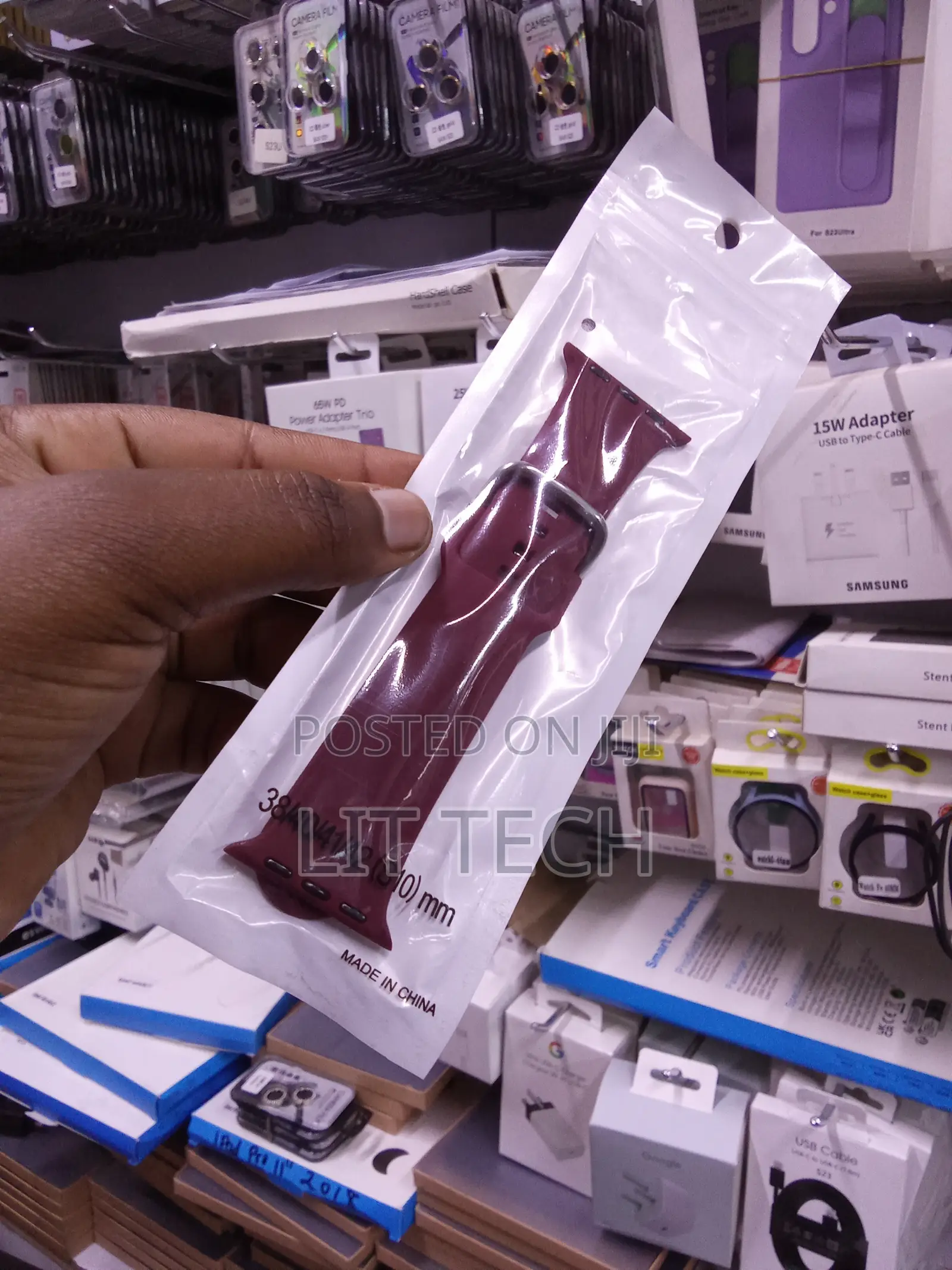 Apple Watch Silicone Sport Strap - Burgundy / Maroon - 38/40/41/42mm