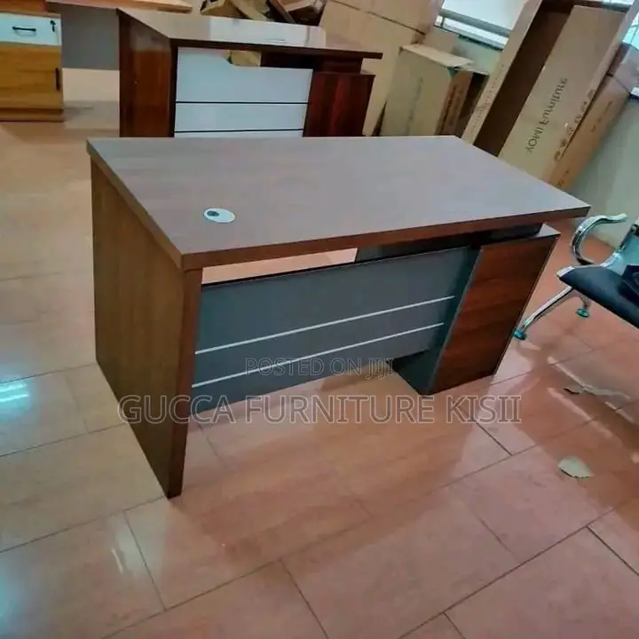 Desk; 1.2M Solid Wood Office Desk