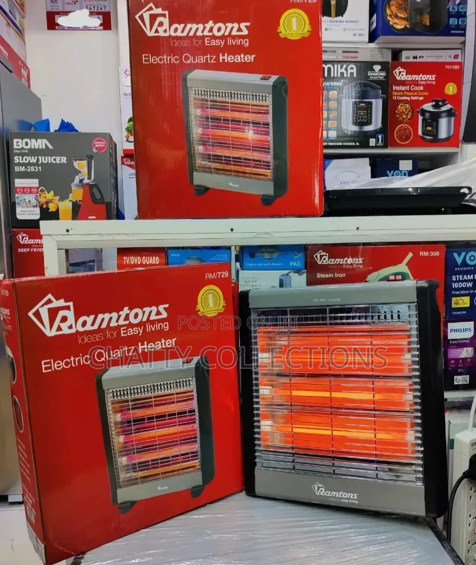 Electric 3 Bar Quartz Room Heater - Rm/729