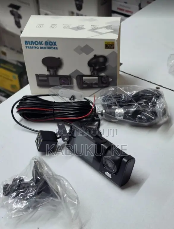 Vehicle Blackbox 3 in 1 Camera Dashcam Dual Lens