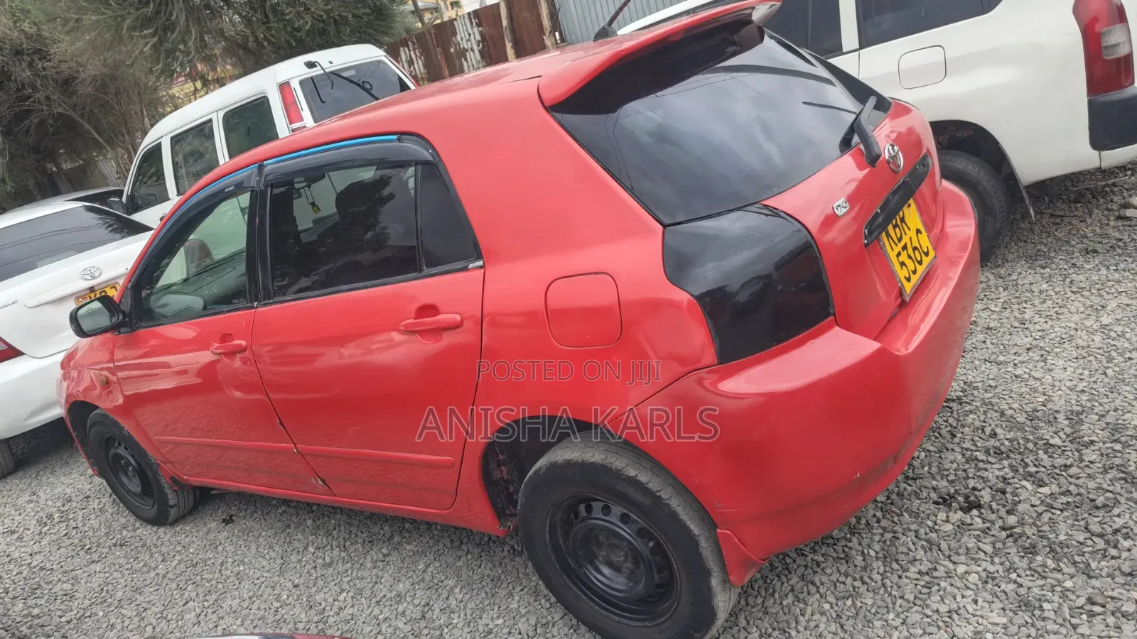Toyota Corolla RunX 2005 Red