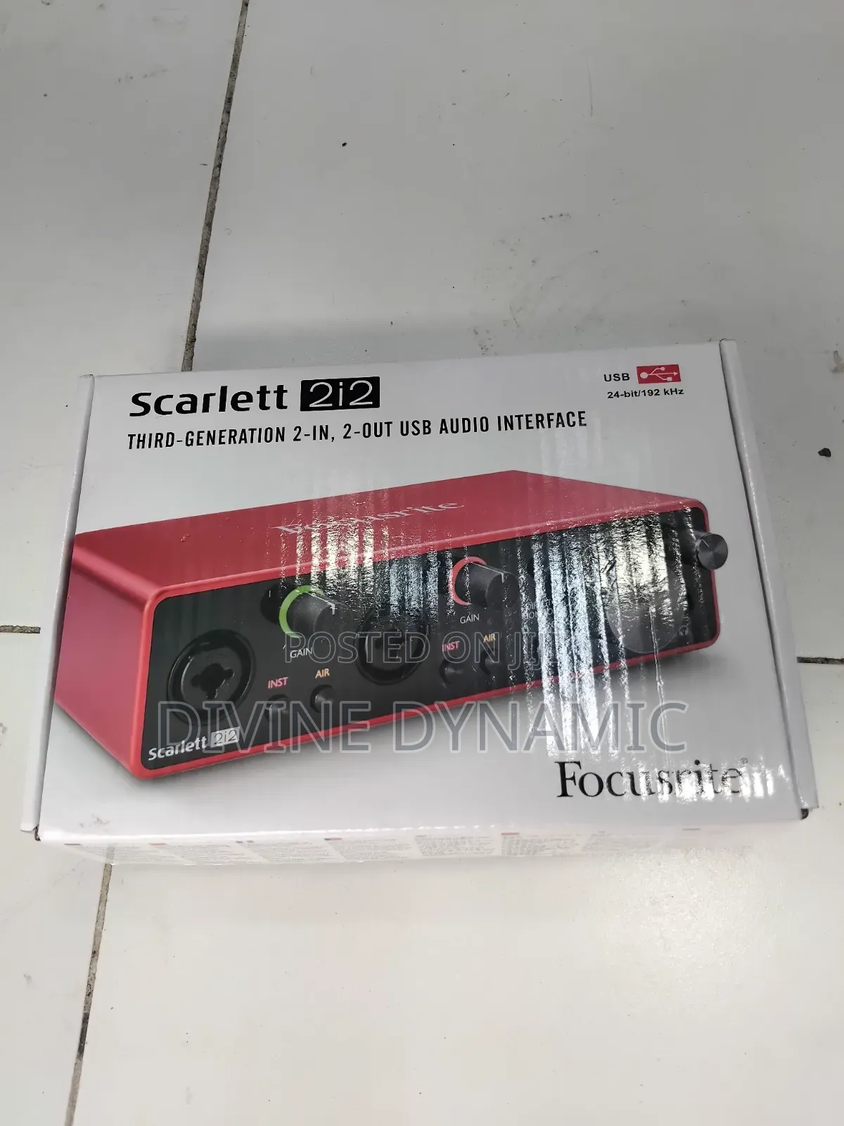 Focusrite Scarlett 2i2 Sound Card