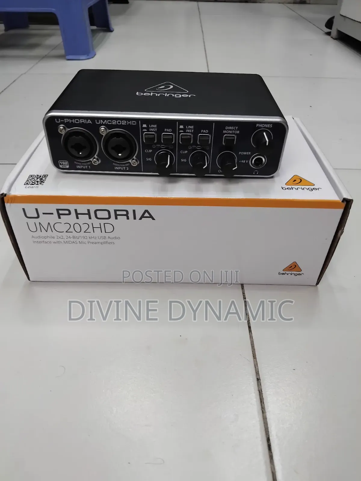 Beringer U-Phoria UMC202HD Sound Card
