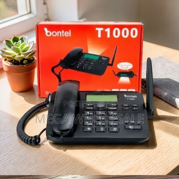 Tabletop Calling Dual SIM Bontel GSM Wireless Landline Desk Phone