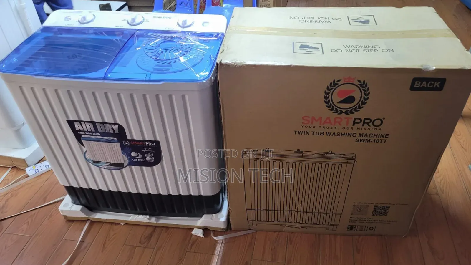 Smartpro 10kg Twin Tub Washing Machine