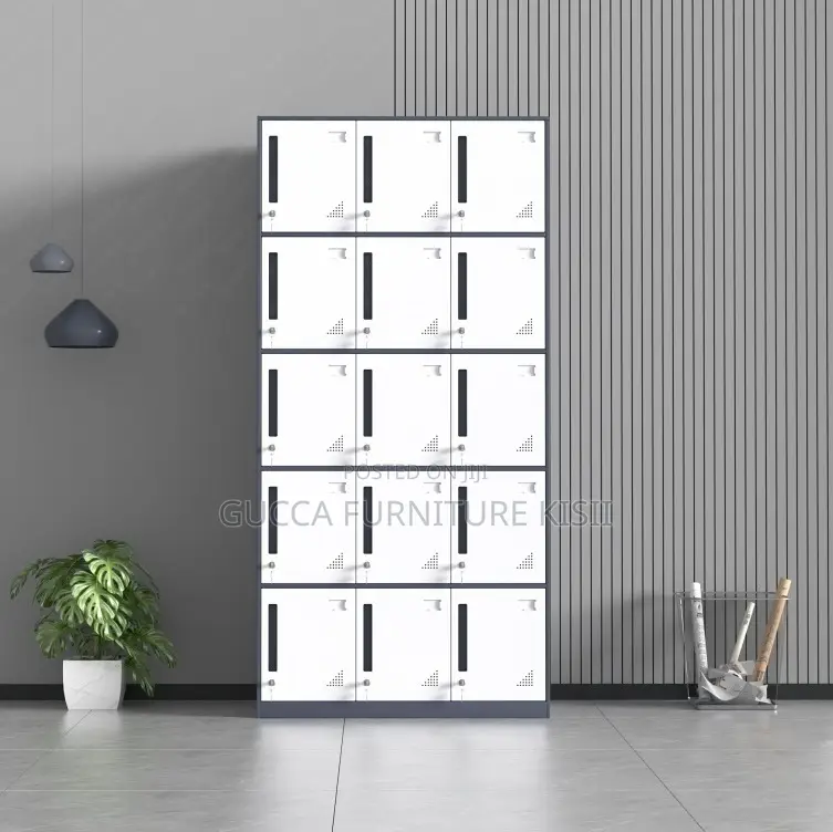 15 Door Standard Gauge Metallic Locker