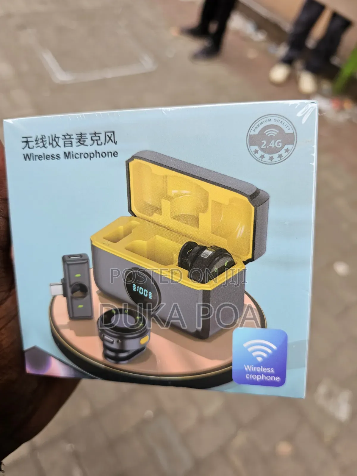 Wireless Microphone for Content, Lapel Microphone Type C