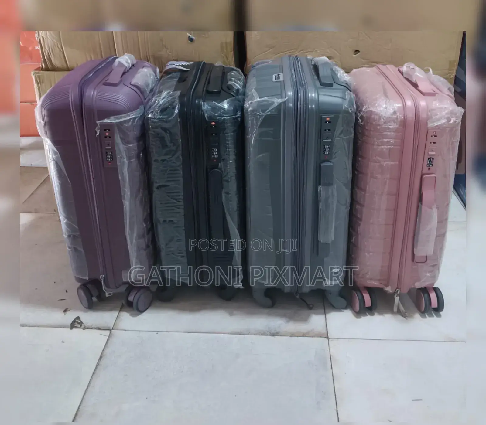 Luxury Small Rubber Suitcase – Portable Travel Business Briefcase