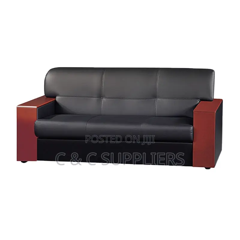5-Seater Leather Clinic Reception Sofa