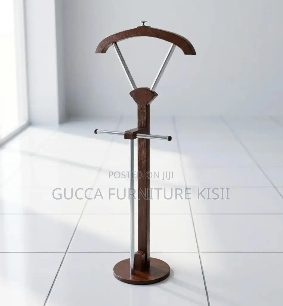 Custom Mahogany Office Coat Stand