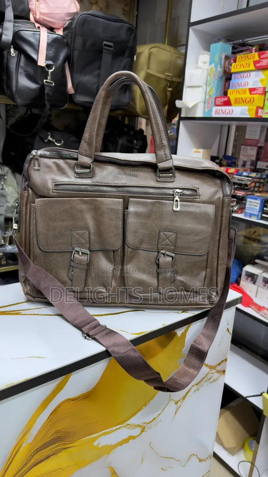 Big Size Leather Laptop Bags-Yu