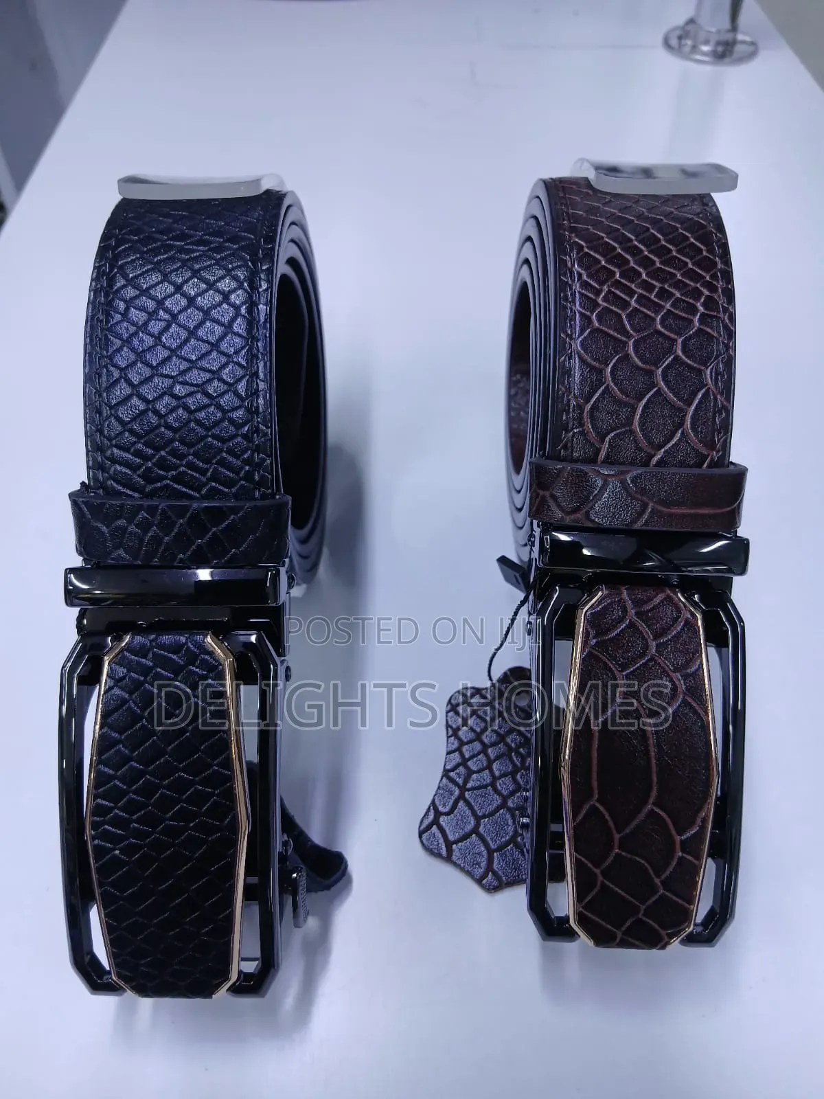 Men’s Leather Belts-Yu