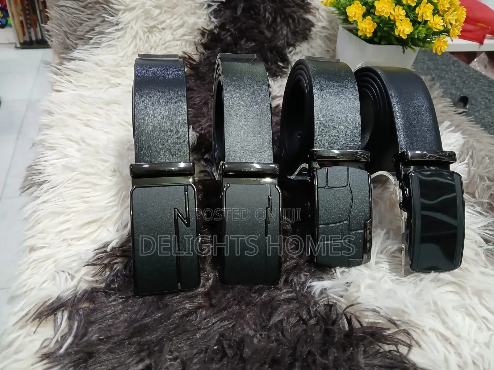 Men’s Leather Belts-Yu