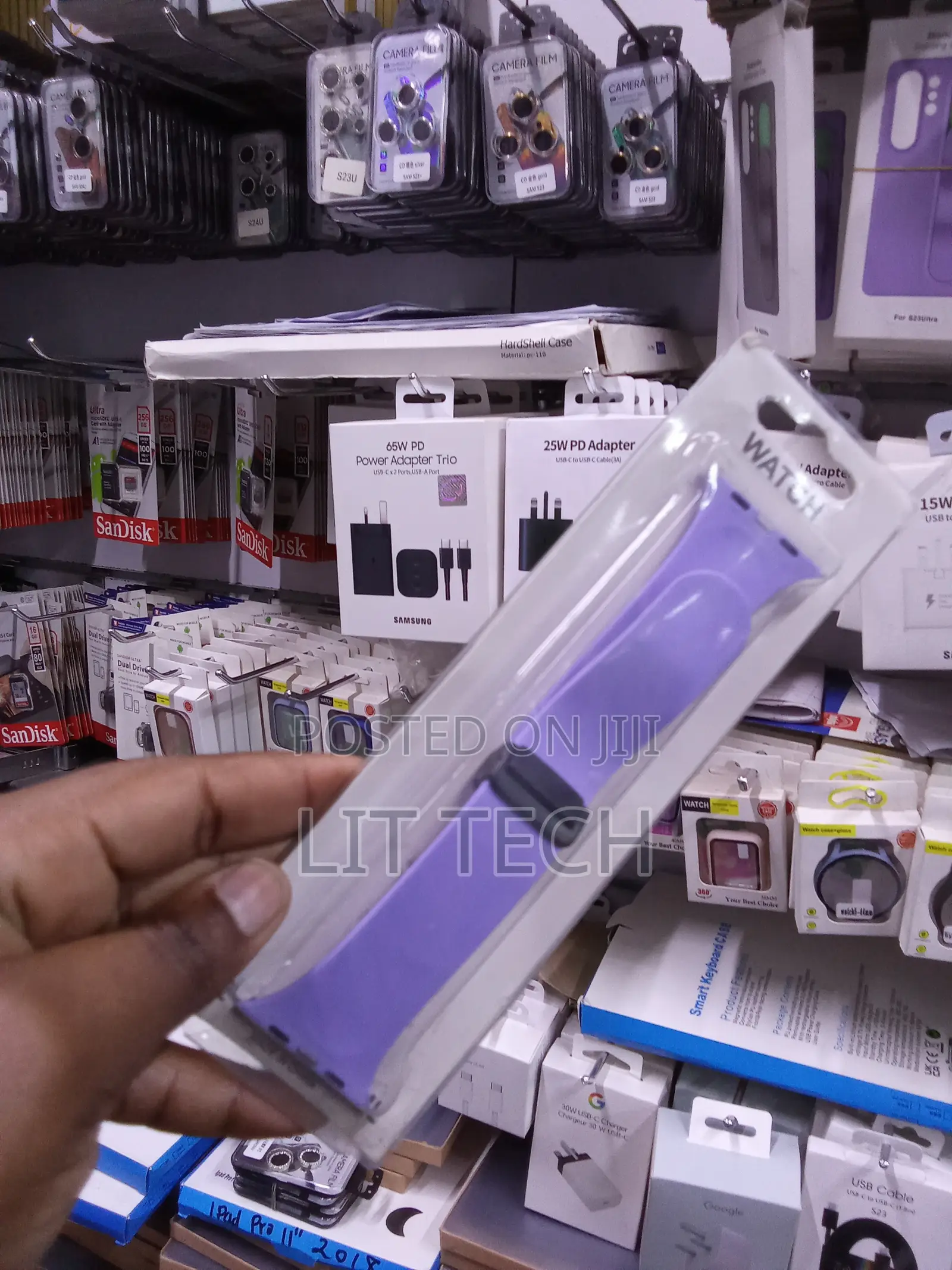 Apple Watch Silicone Magnetic Loop Strap - Lavender Purple - 42/44/45/