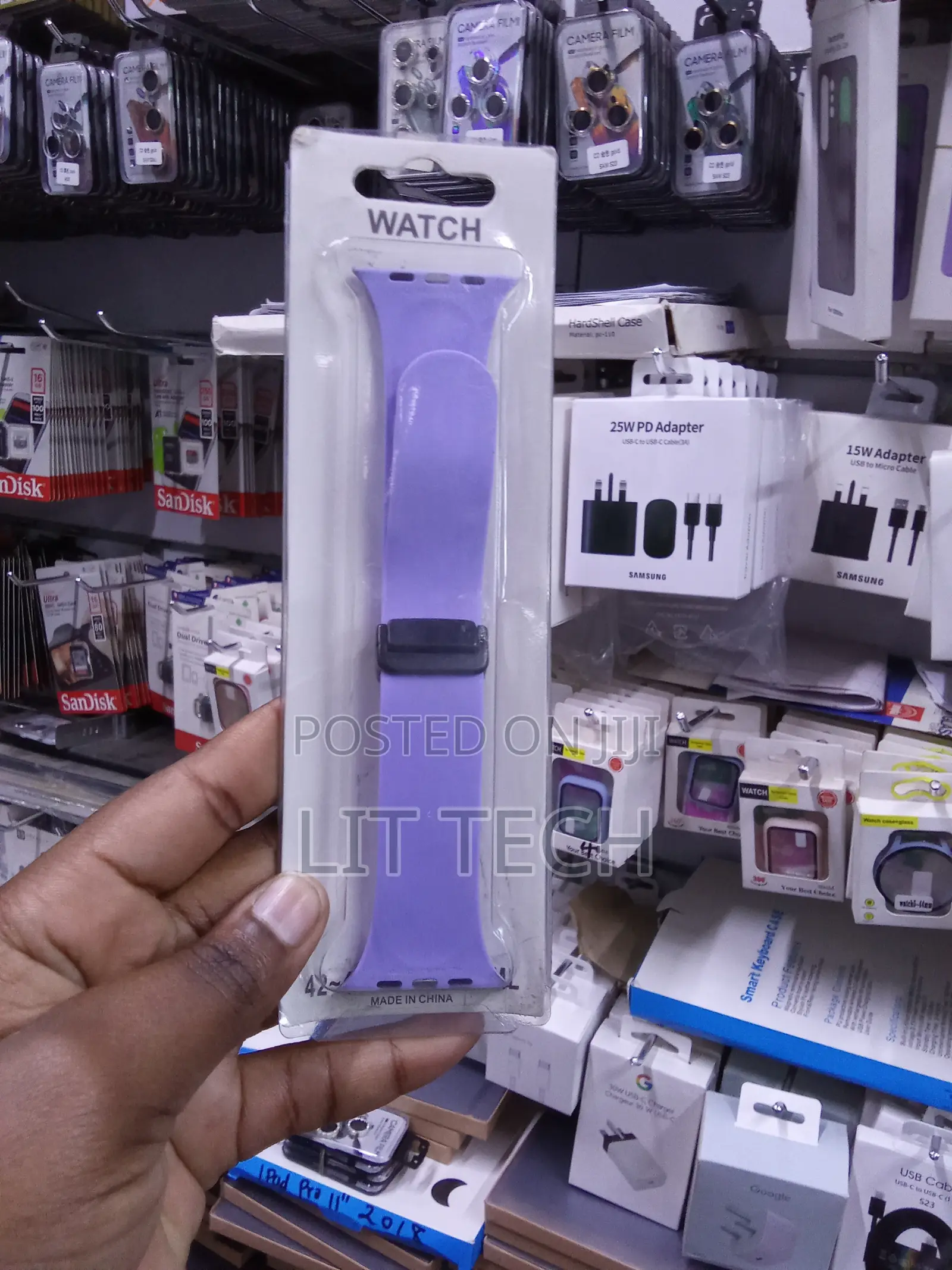 Apple Watch Silicone Magnetic Loop Strap - Lavender Purple - 42/44/45/
