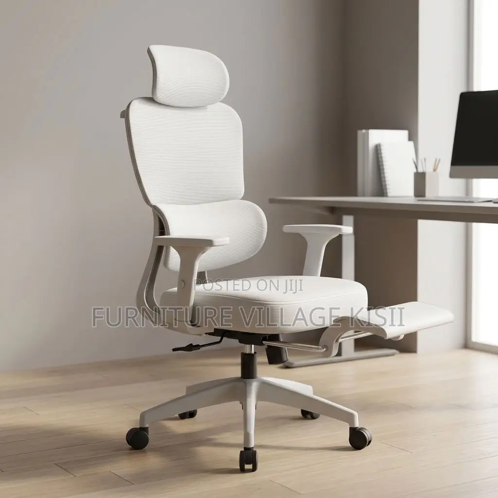 Office Orthopedic Chair With Footrest