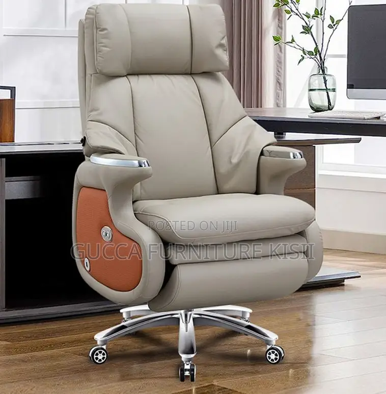 Upholstered Boss Leather Recliner Chair