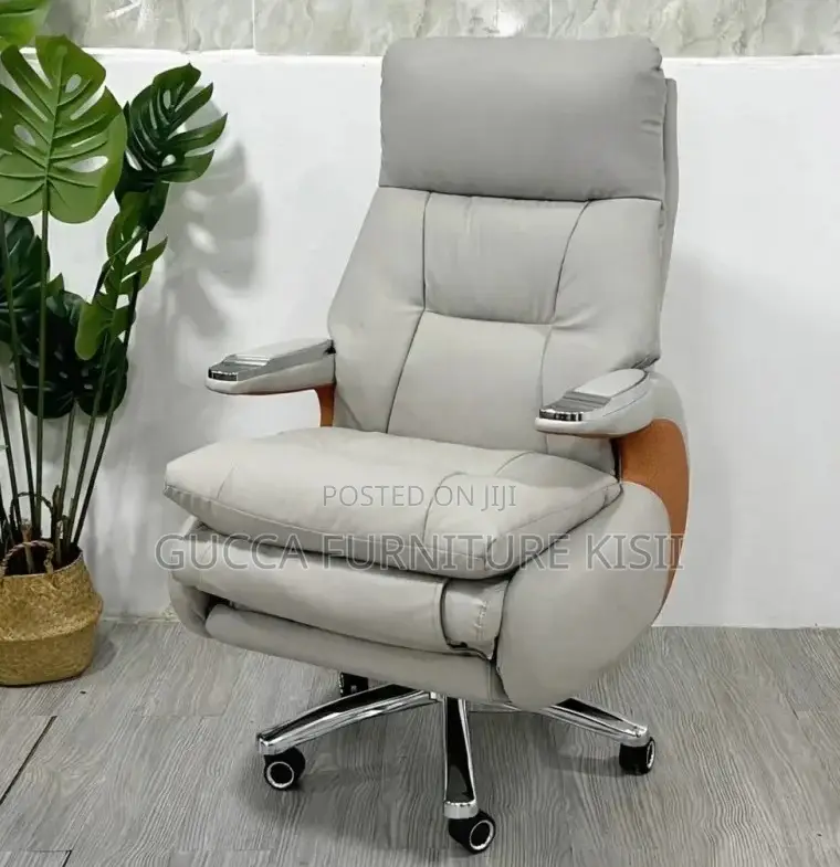 Upholstered Boss Leather Recliner Chair