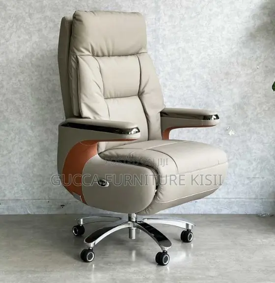 Upholstered Boss Leather Recliner Chair