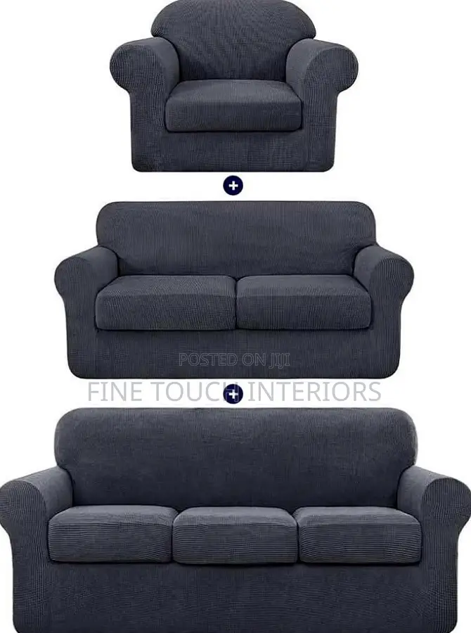 Plain Sofa Covers for 3,2,1 Seaters