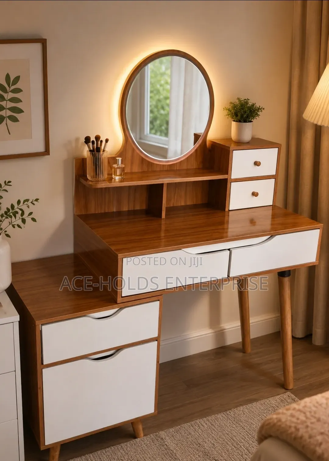 Modern and Elegant - Executive Dressing Table With Lighting