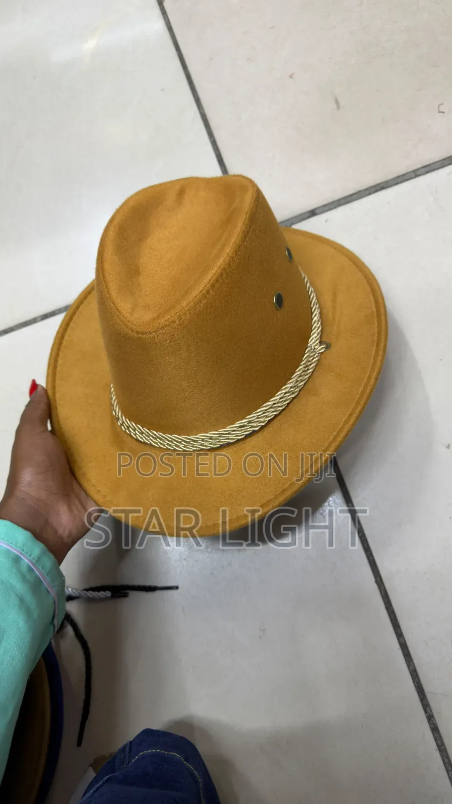 Light Brown Kids Cowboy Hat