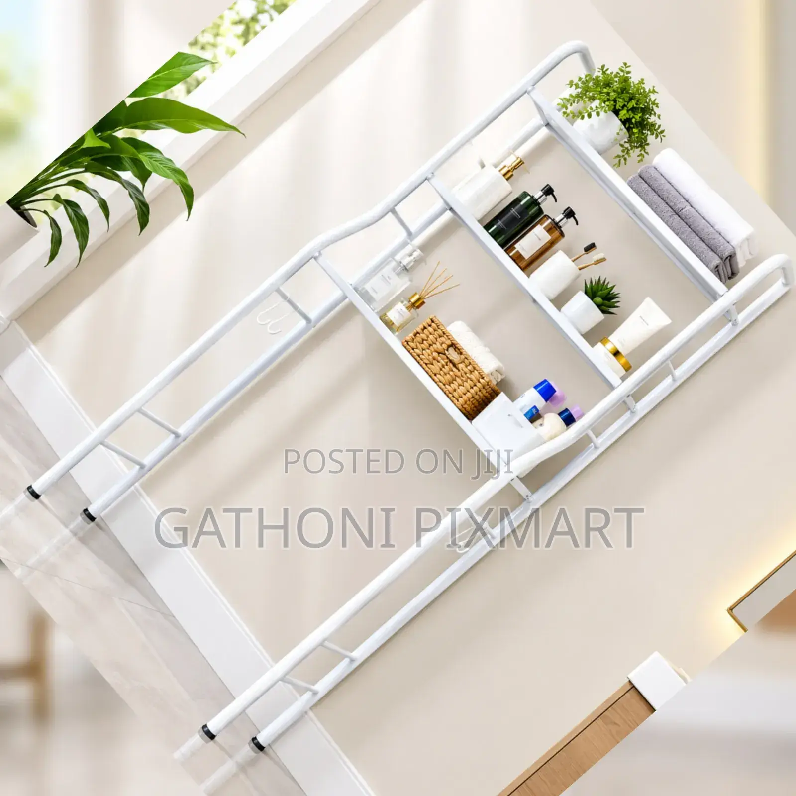 Rashnik Bathroom Toilet Rack 3-Tier – Durable Space Organizer