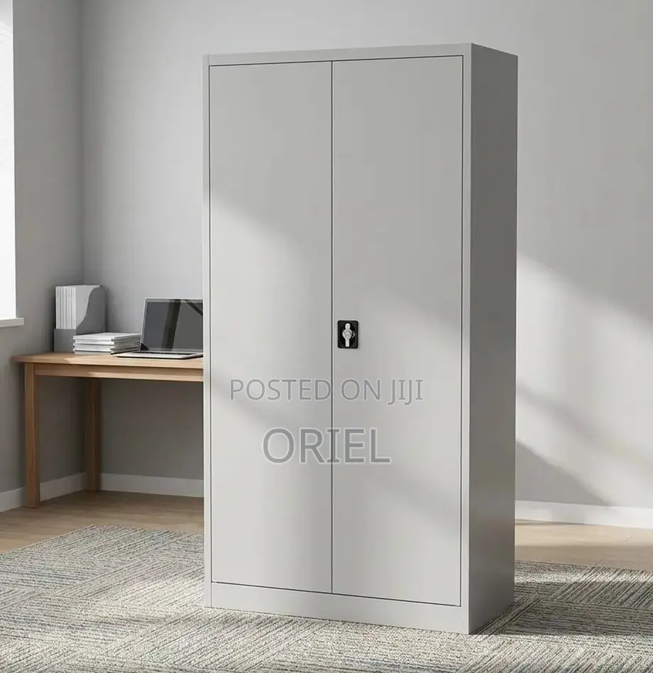 Full-Metallic 2-Door Office Storage Cabinet – Secure Steel Filing Unit