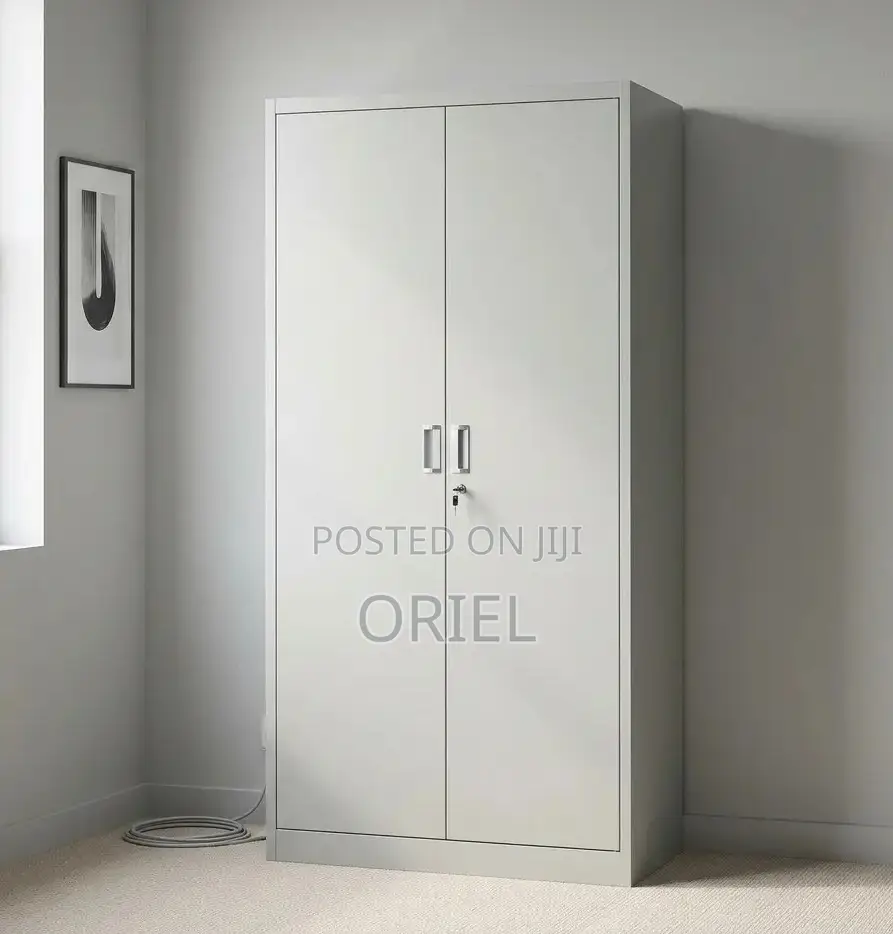 Full-Metallic 2-Door Office Storage Cabinet – Secure Steel Filing Unit