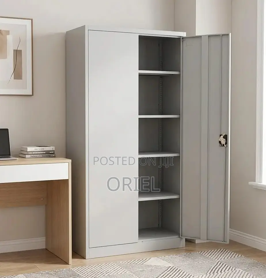 Full-Metallic 2-Door Office Storage Cabinet – Secure Steel Filing Unit