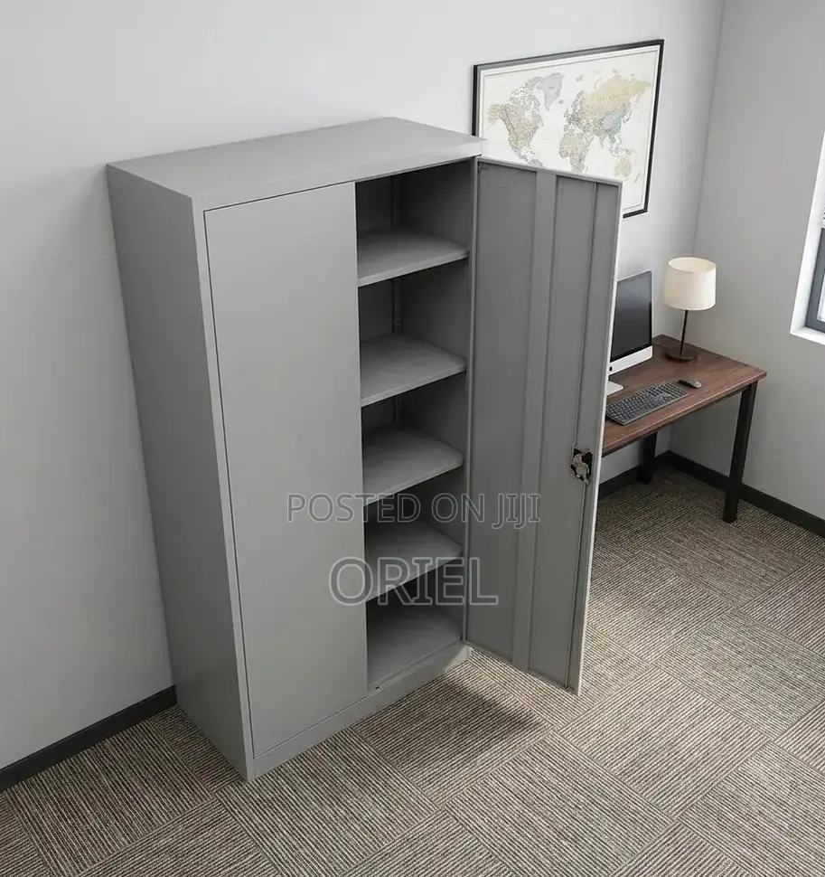 Full-Metallic 2-Door Office Storage Cabinet – Secure Steel Filing Unit