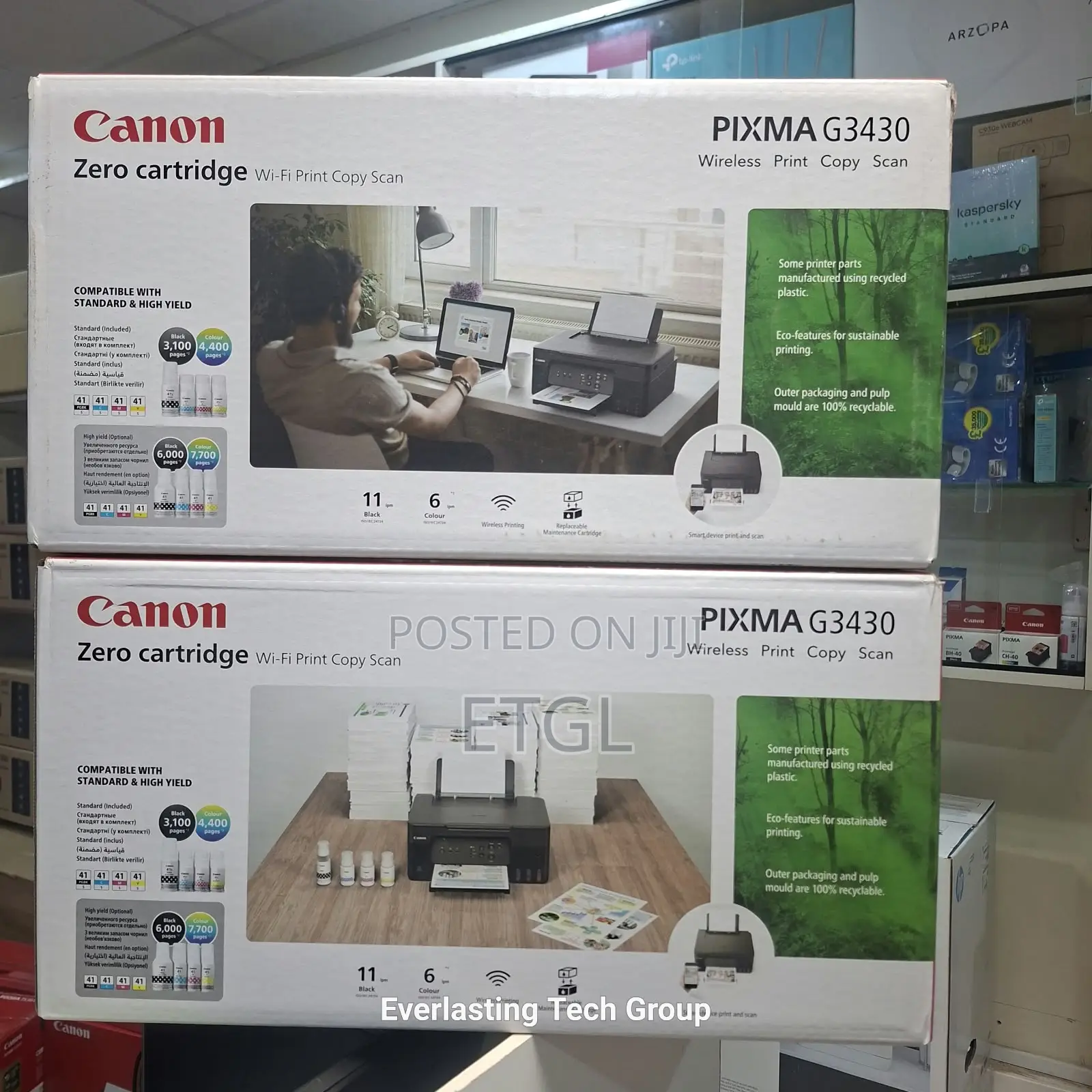 .Canon G3430 3 in 1 Printer (Print,Scan,Copy)