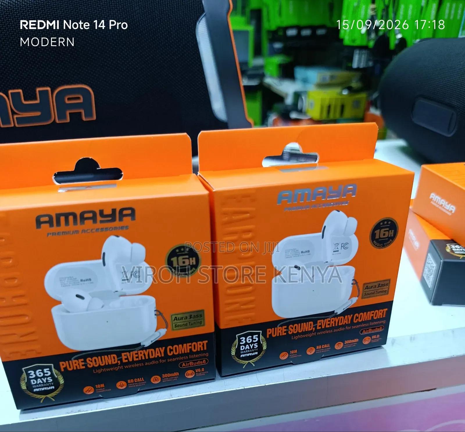 Amaya Airbuds 6 Earpods 16Hrs Playtime