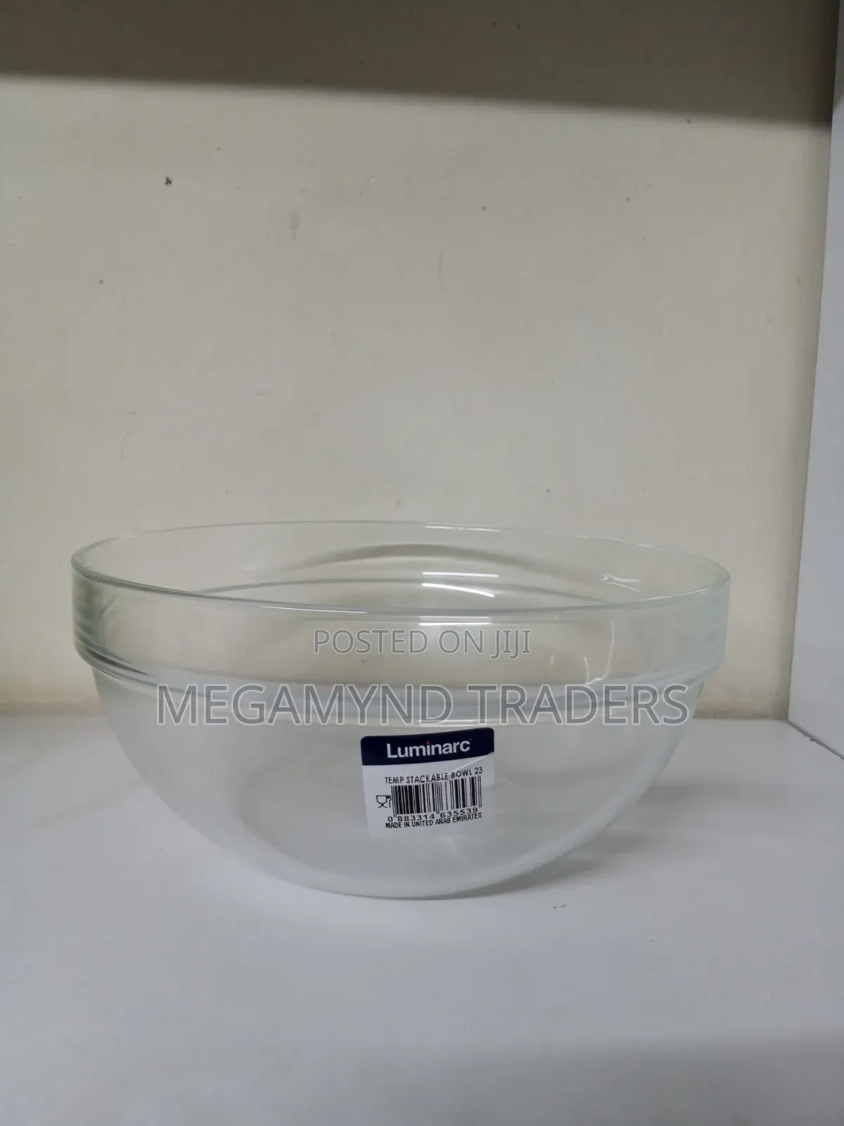 Luminarc Tempered Stackable Bowl 23cm / Dough Mixing Bowl