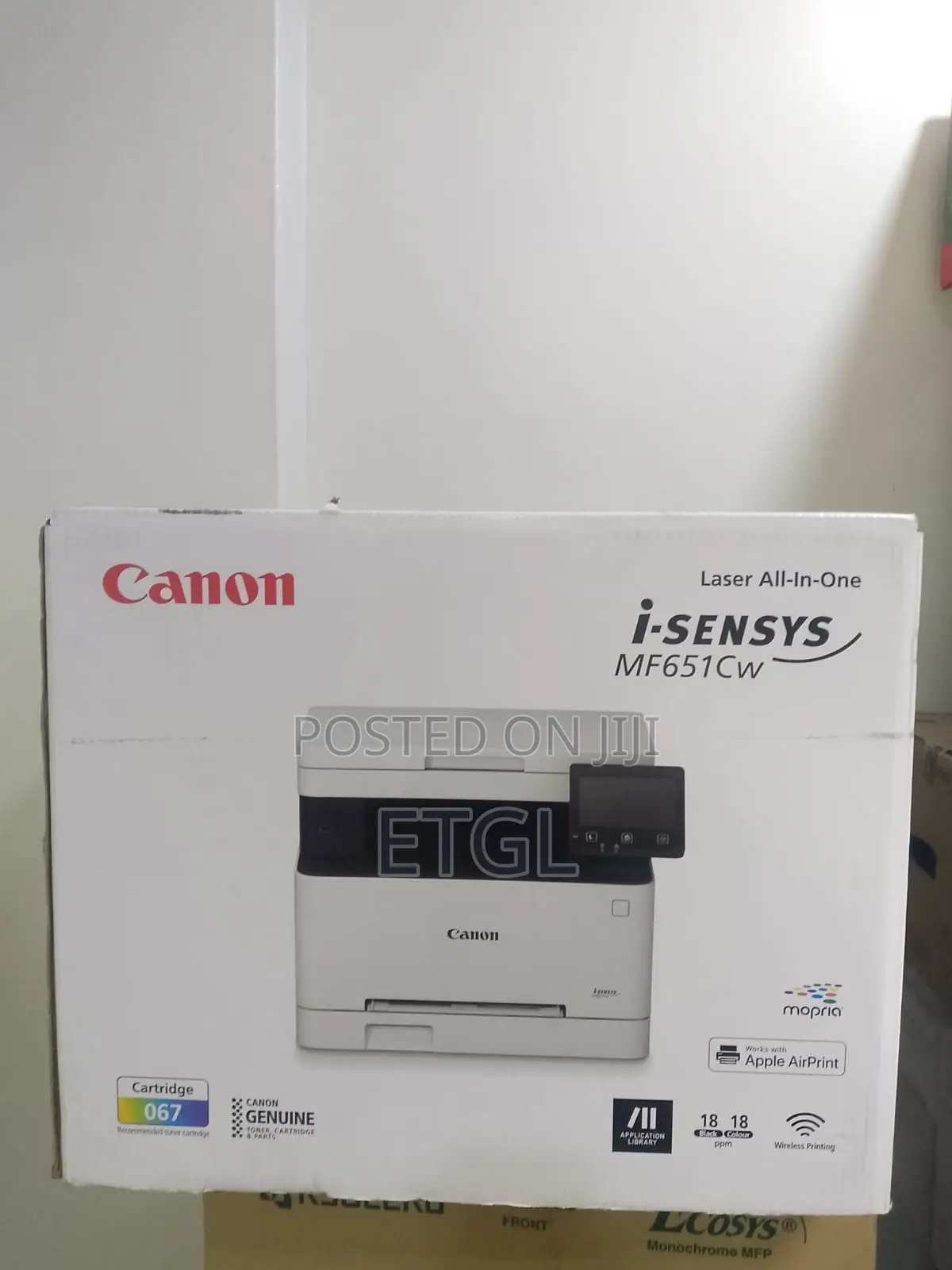 Canon I-Sensys MF651Cw Wireless Colour 3-in-1 Laser Printer