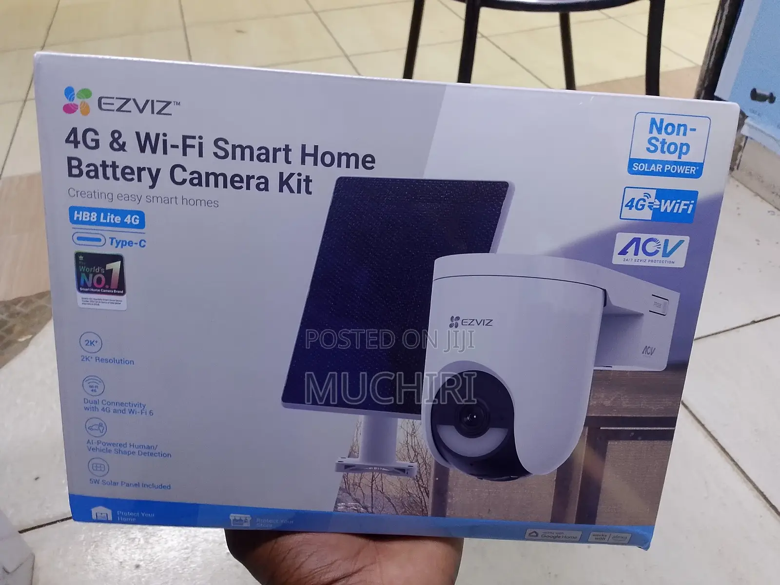 EZVIZ HB8 Lite 4G Wi-Fi Smart Home Battery Camera Kit