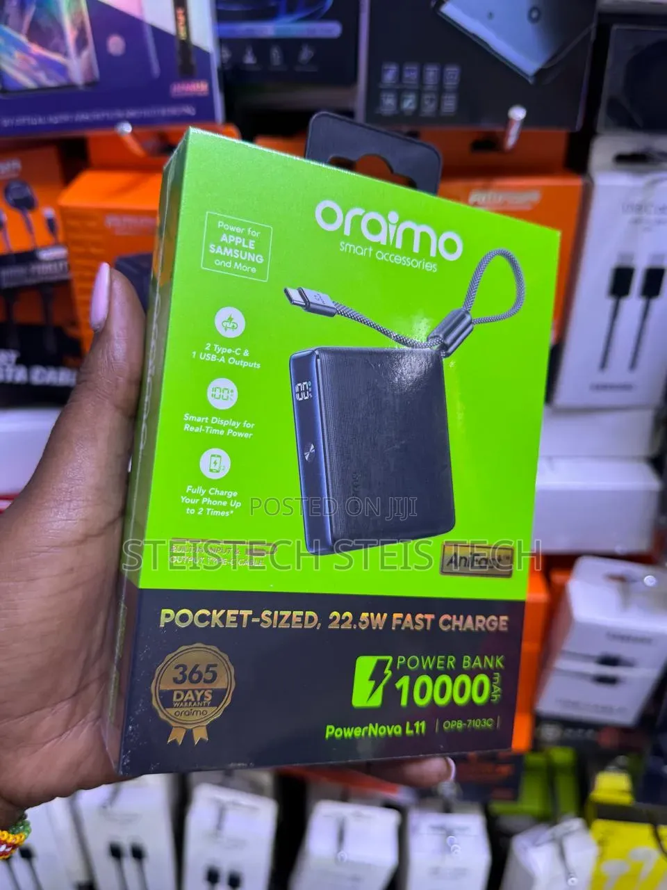 Oraimo Pocket Sized 22.5w Fast Charge