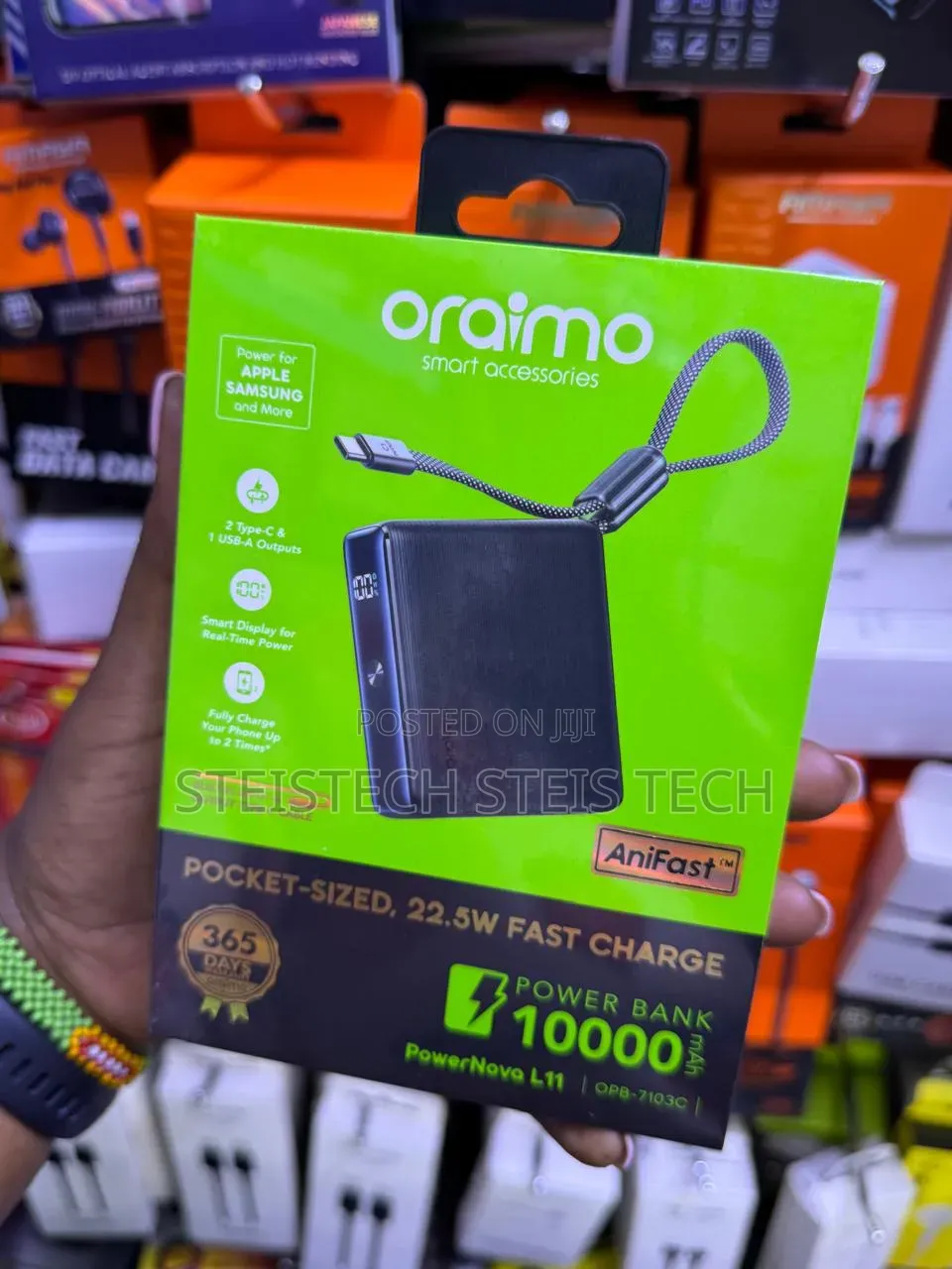 Oraimo Pocket Sized 22.5w Fast Charge