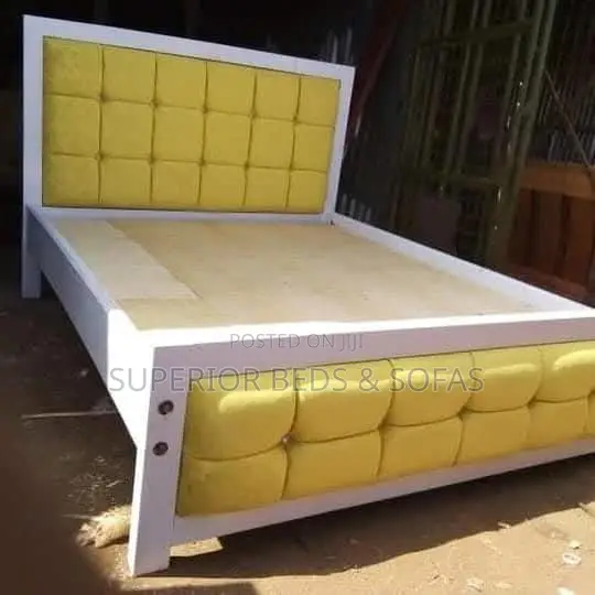 5x6 Posh Yellow Grid Mocket Bed