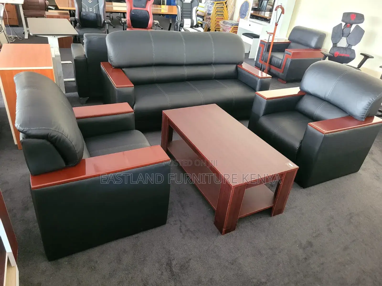 5 Seater Office Sofa Set - Reception Sofa