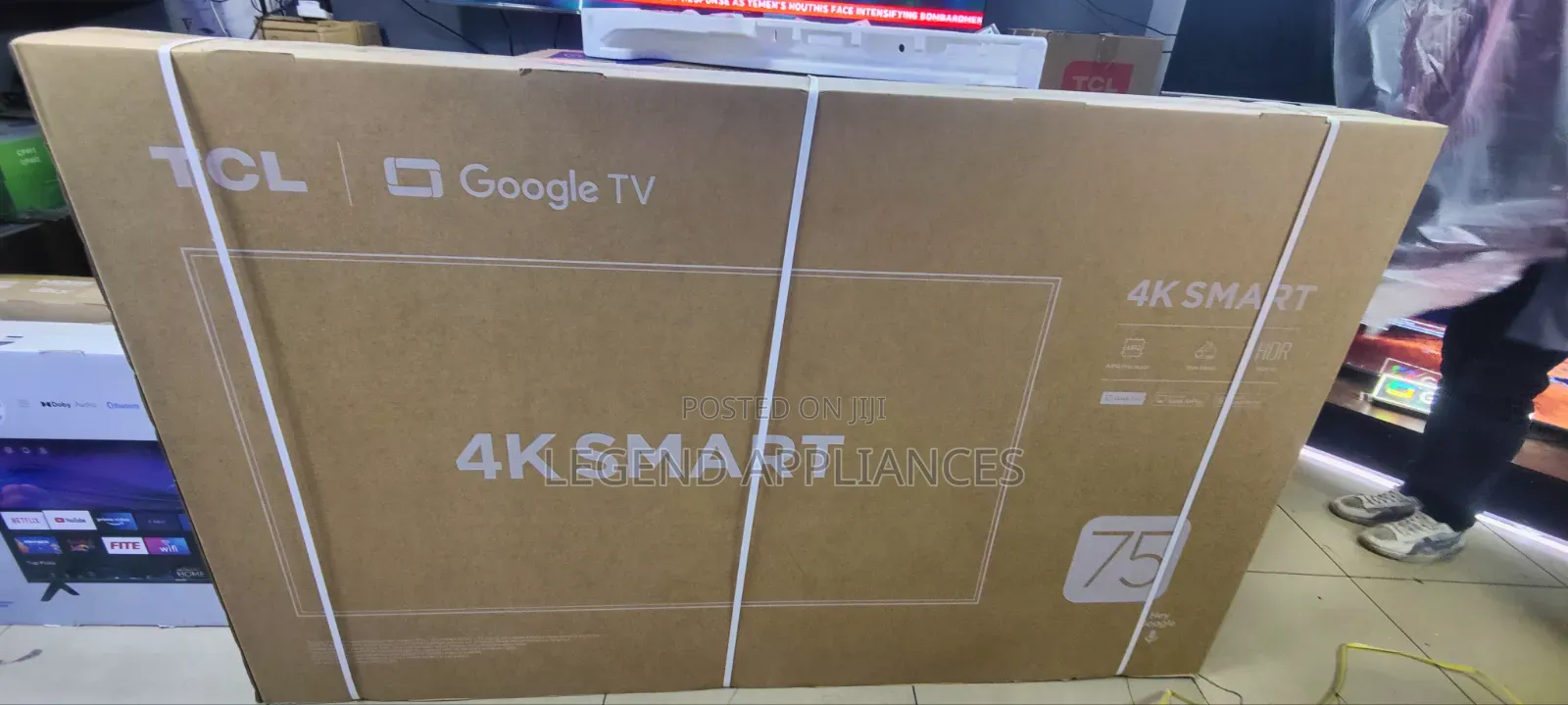 TCL 75 Inch HDR Google TV 75v6d