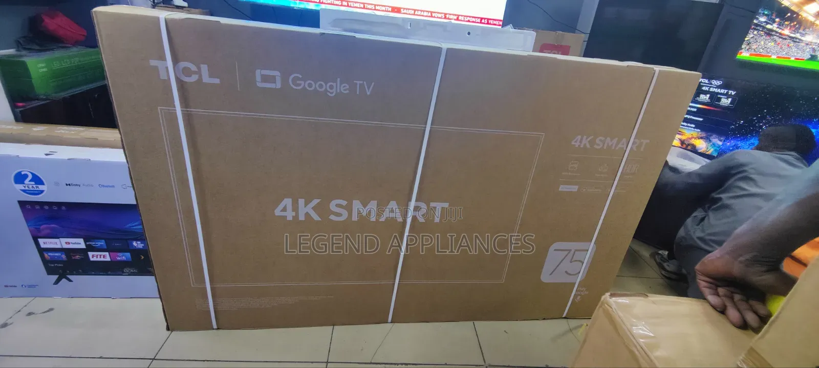 TCL 75 Inch HDR Google TV 75v6d