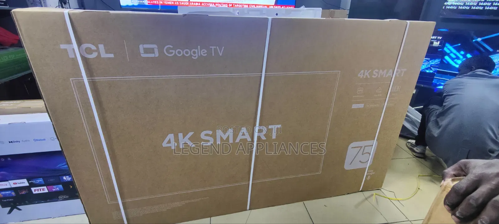 TCL 75 Inch HDR Google TV 75v6d