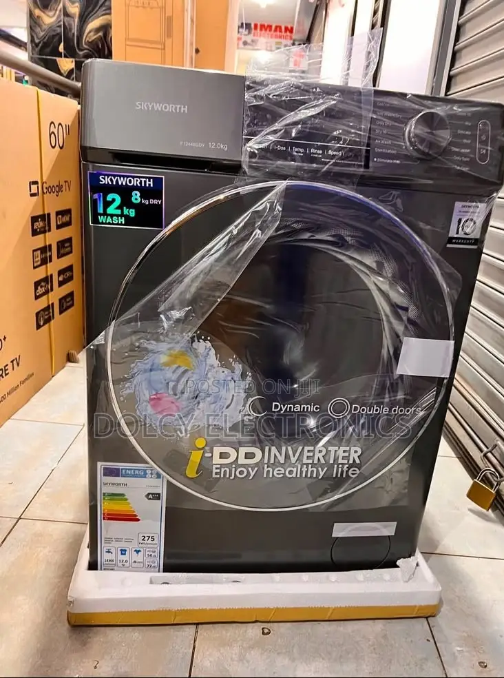 Skyworth F12446gdy 12kg Washer 8kg Dryer Front Load Washing Machine